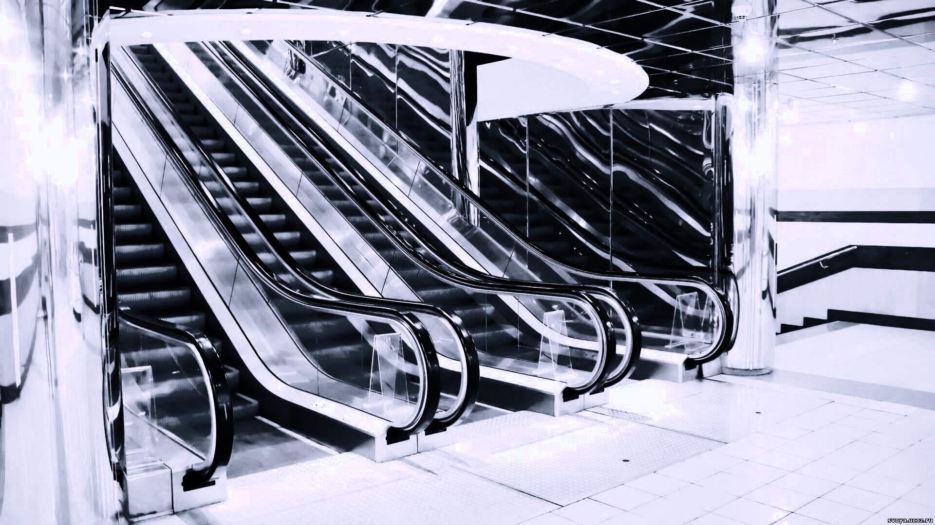 Современный эскалатор обои