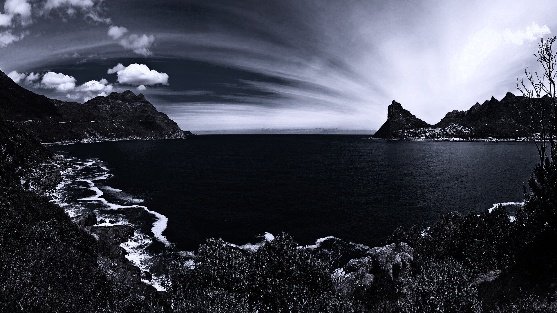 Красивая бухта обои