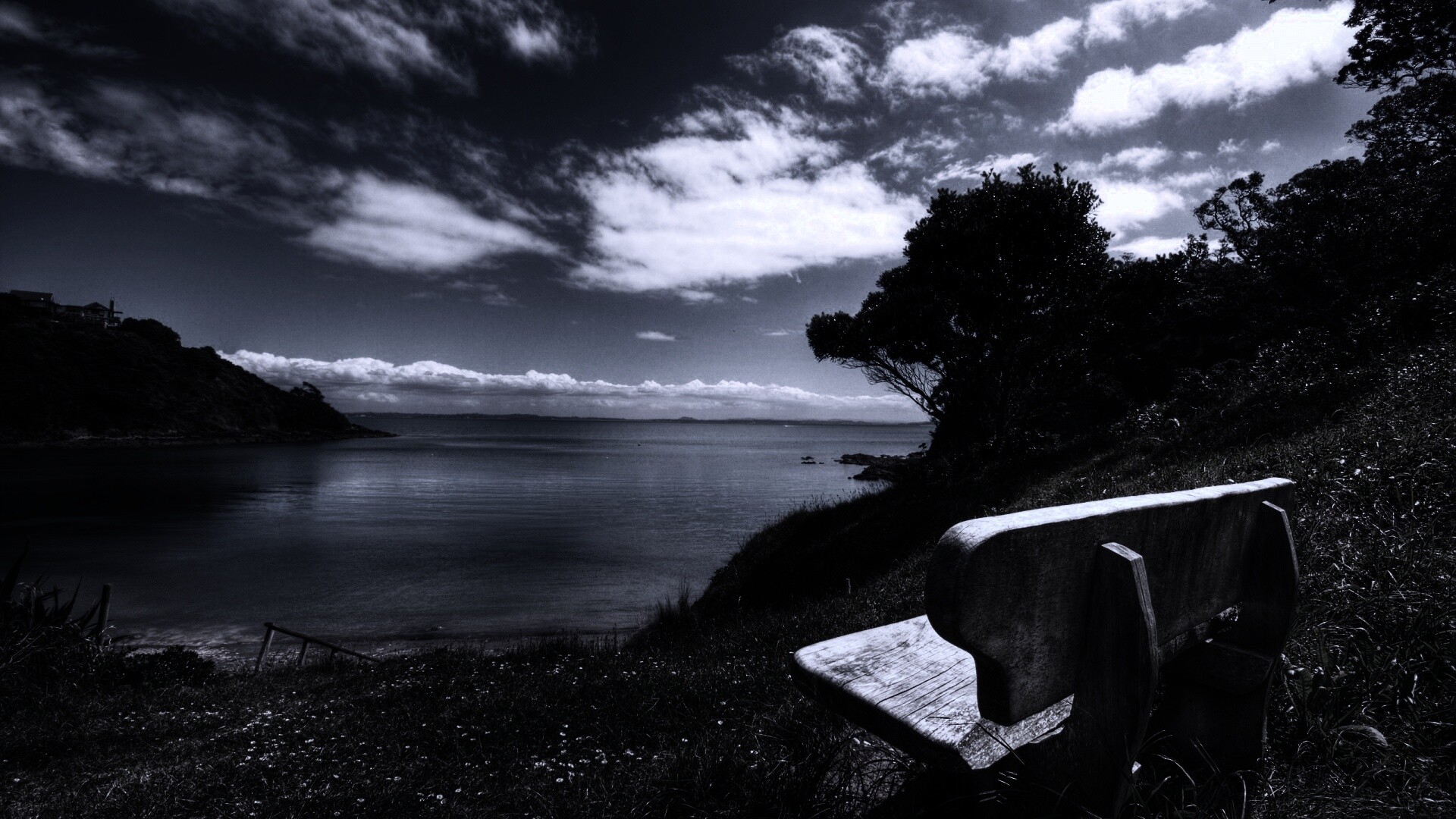 С видом на море обои