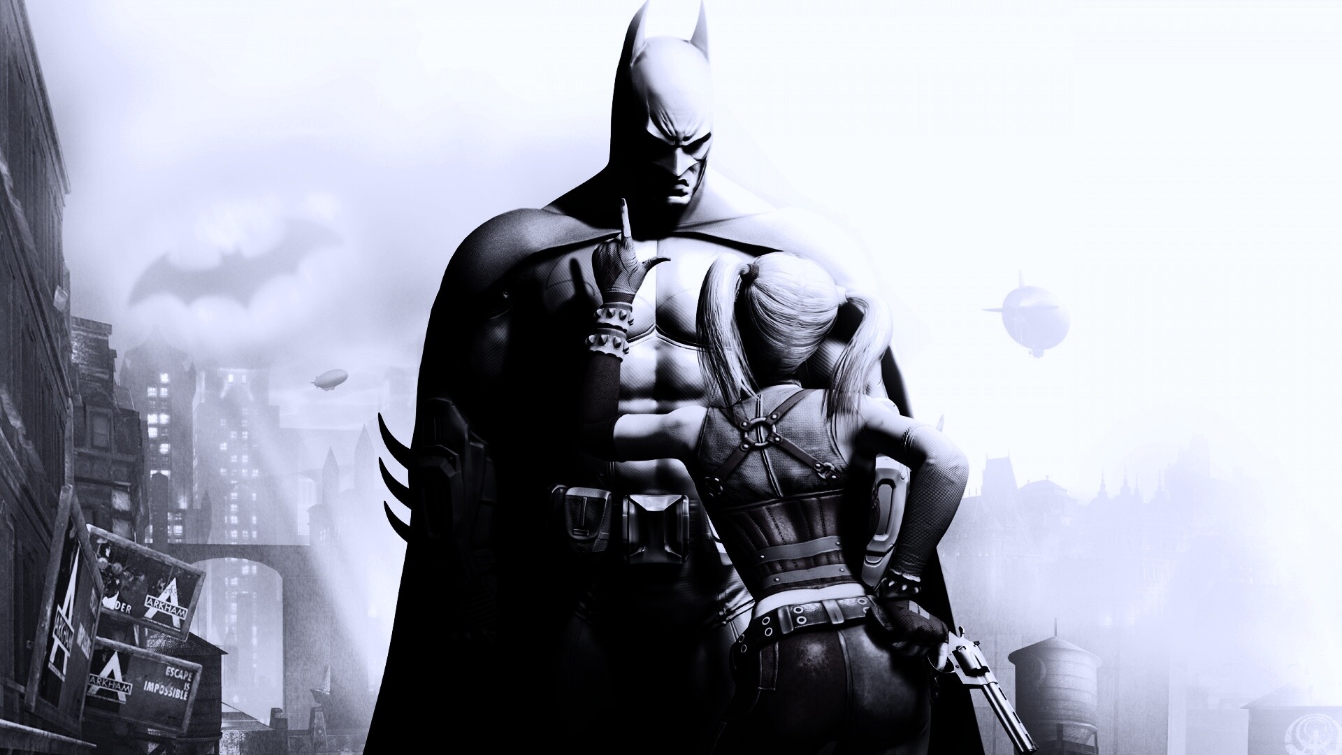 Бэтман и Харли Куин обои