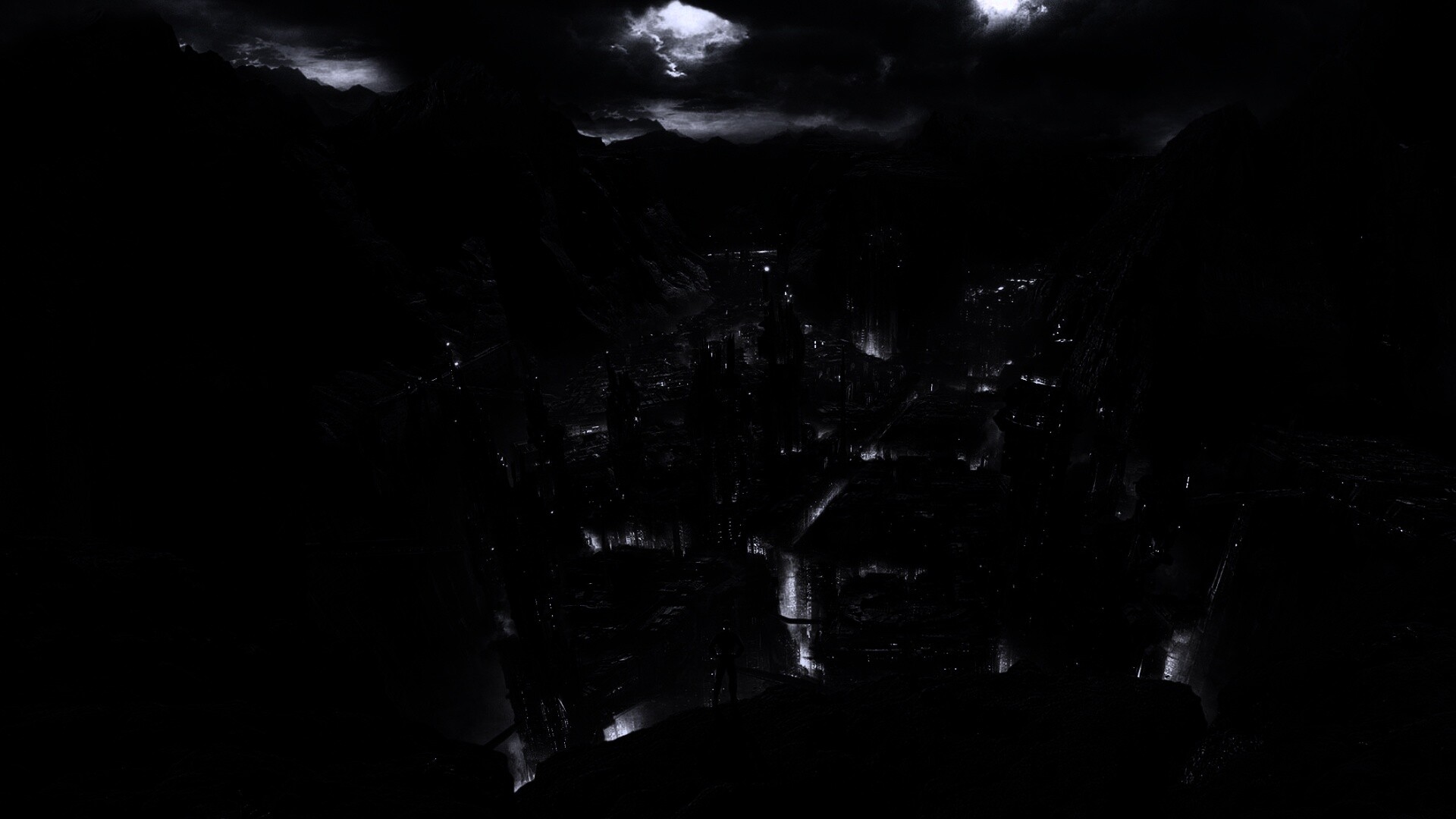 Таинственный город обои