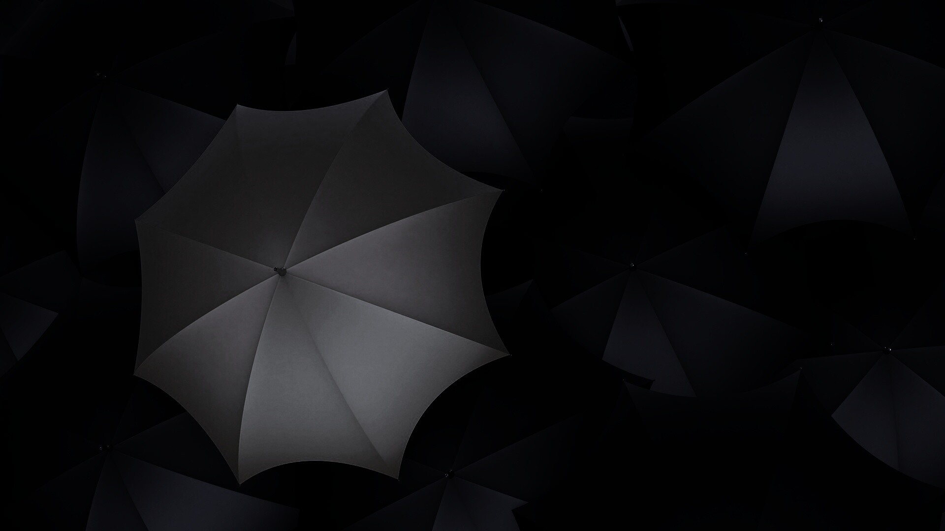 Жёлтый среди чёрных обои