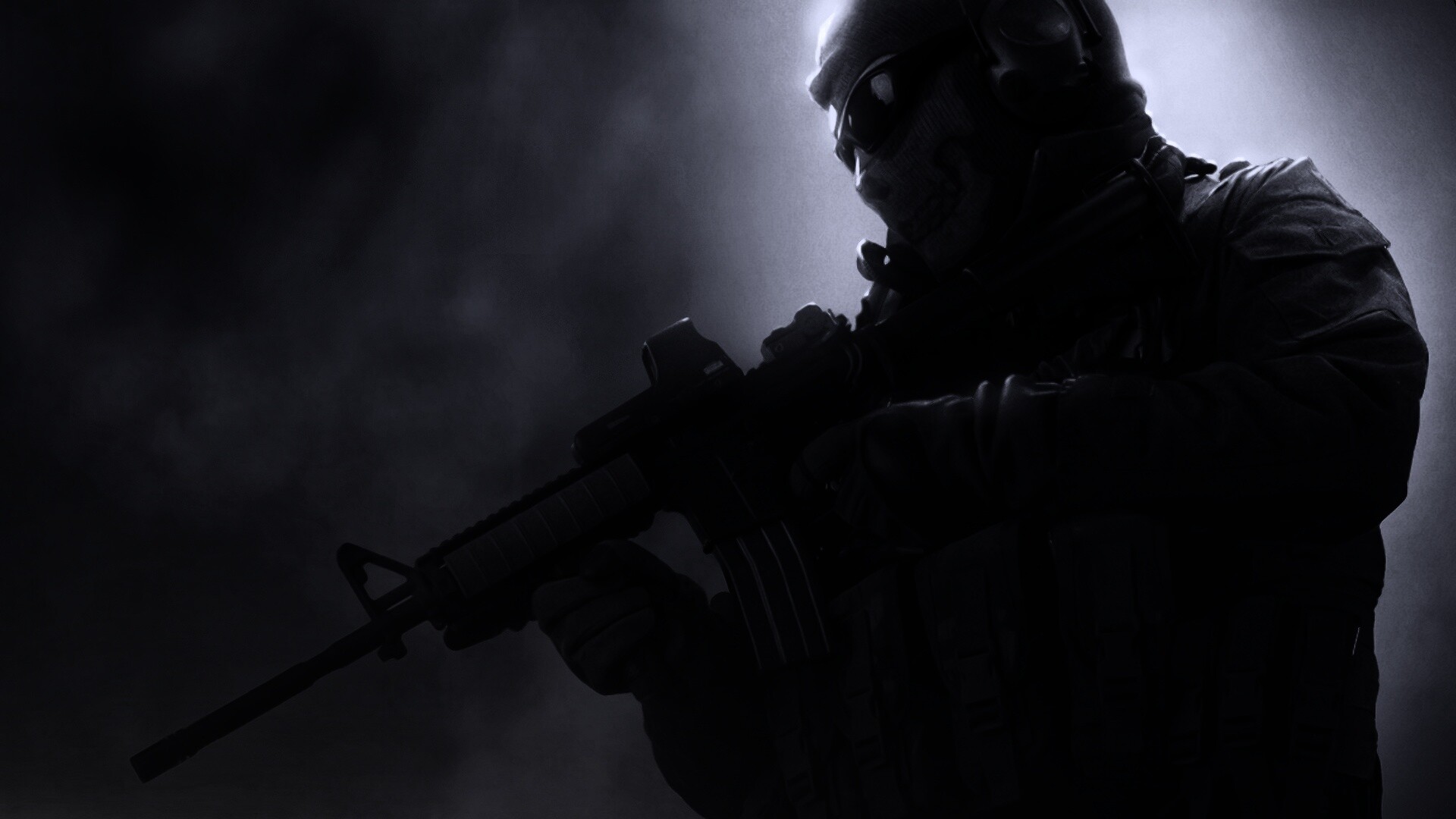 Солдат в маске обои