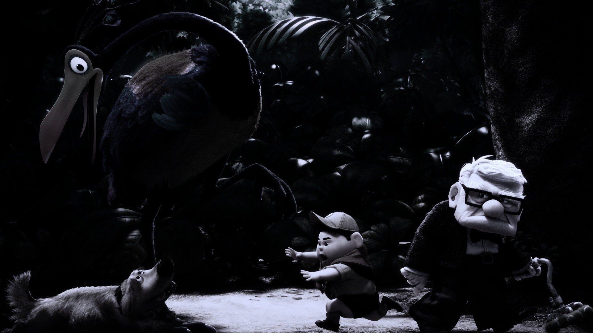 Герои мульфильма "Вверх" обои