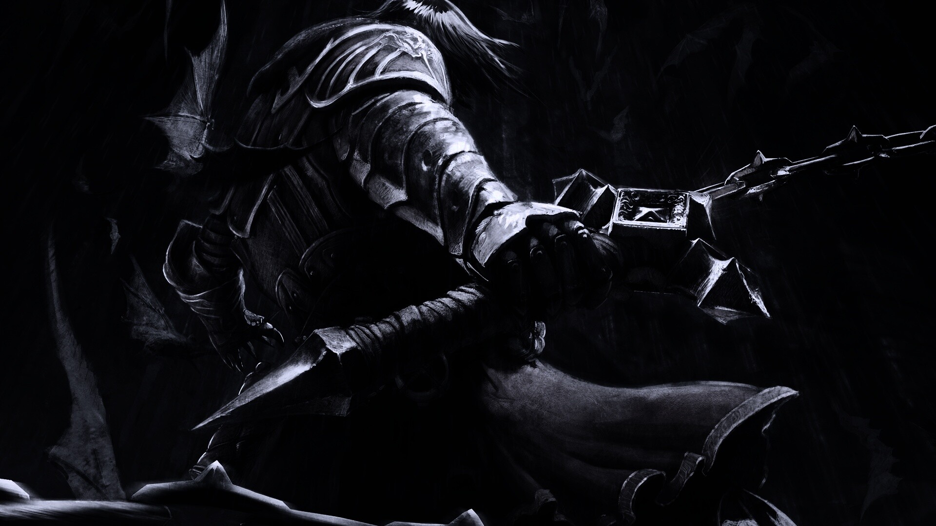 Воин с булавой обои