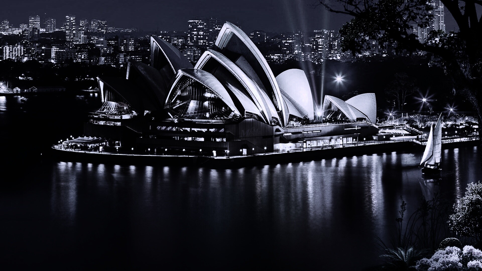 Здание оперного театра в Сиднее обои