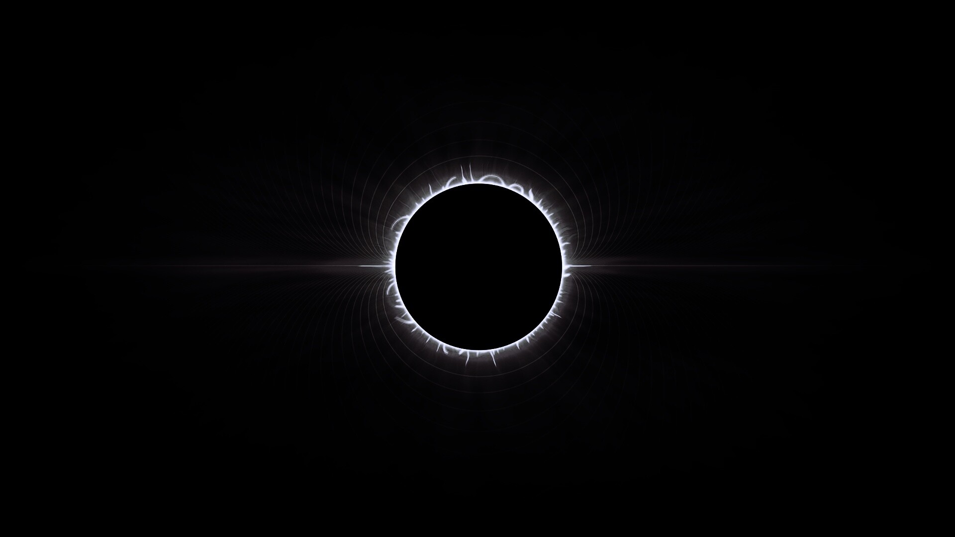 Солнецное затмение обои