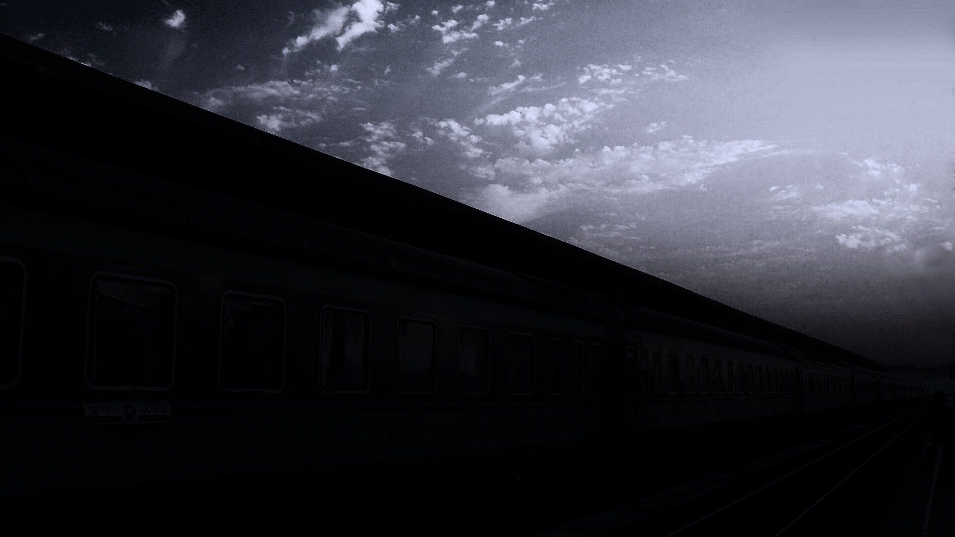 Пассажирский состав обои