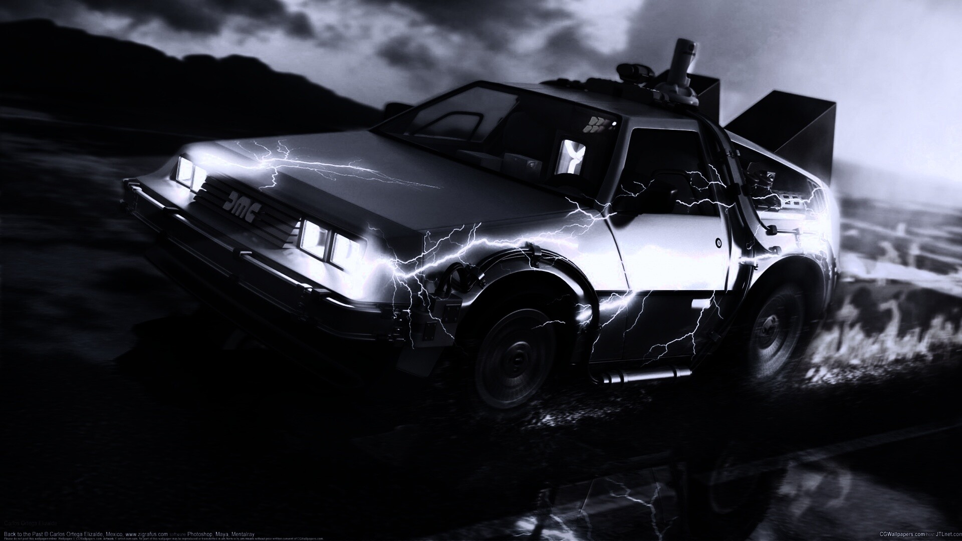 Машина времени обои