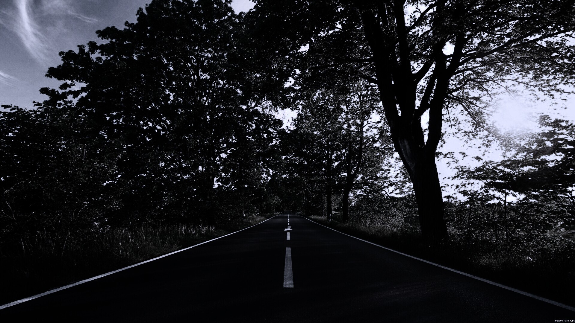 Прямая дорога обои