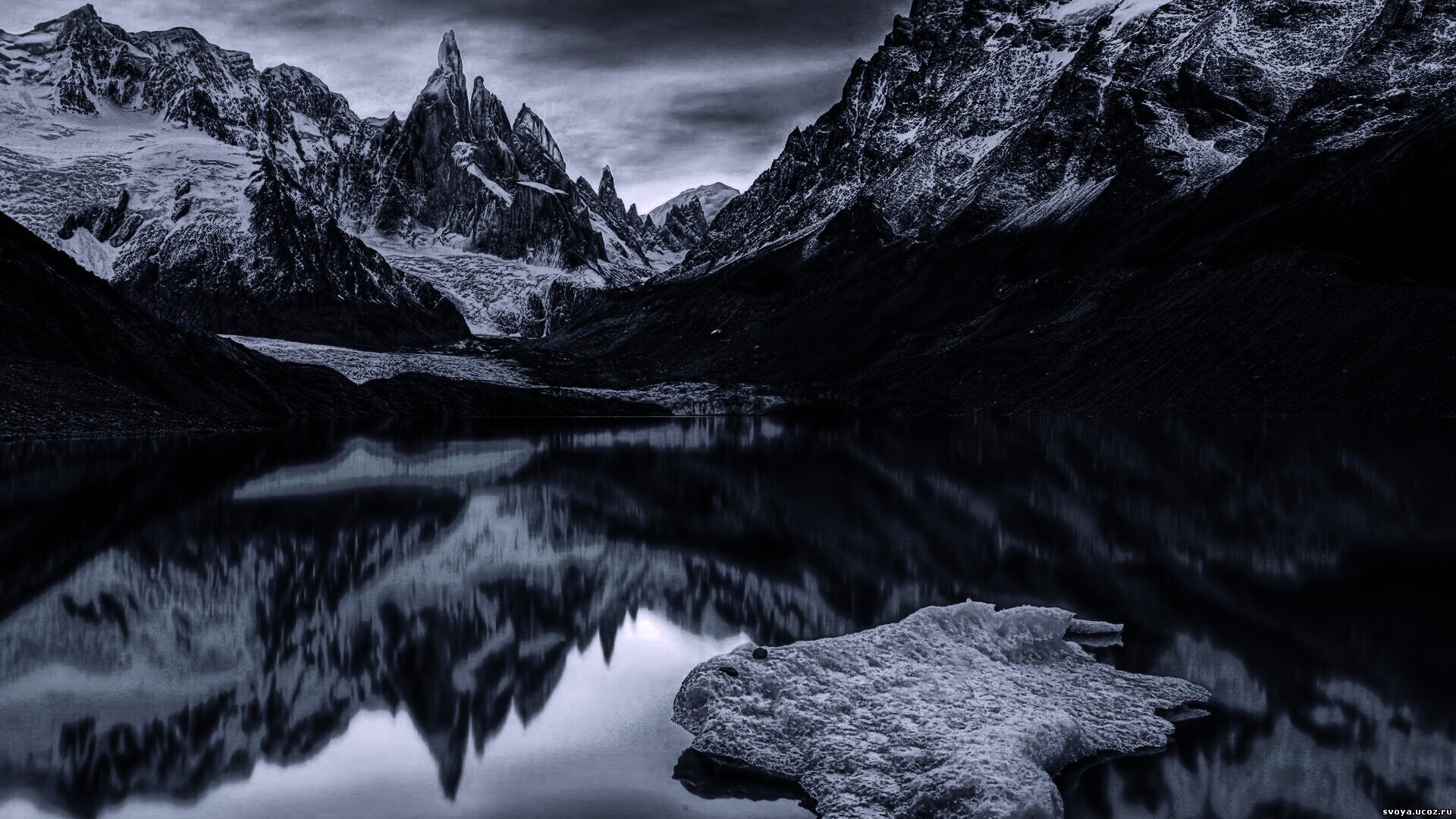 Горное озеро обои