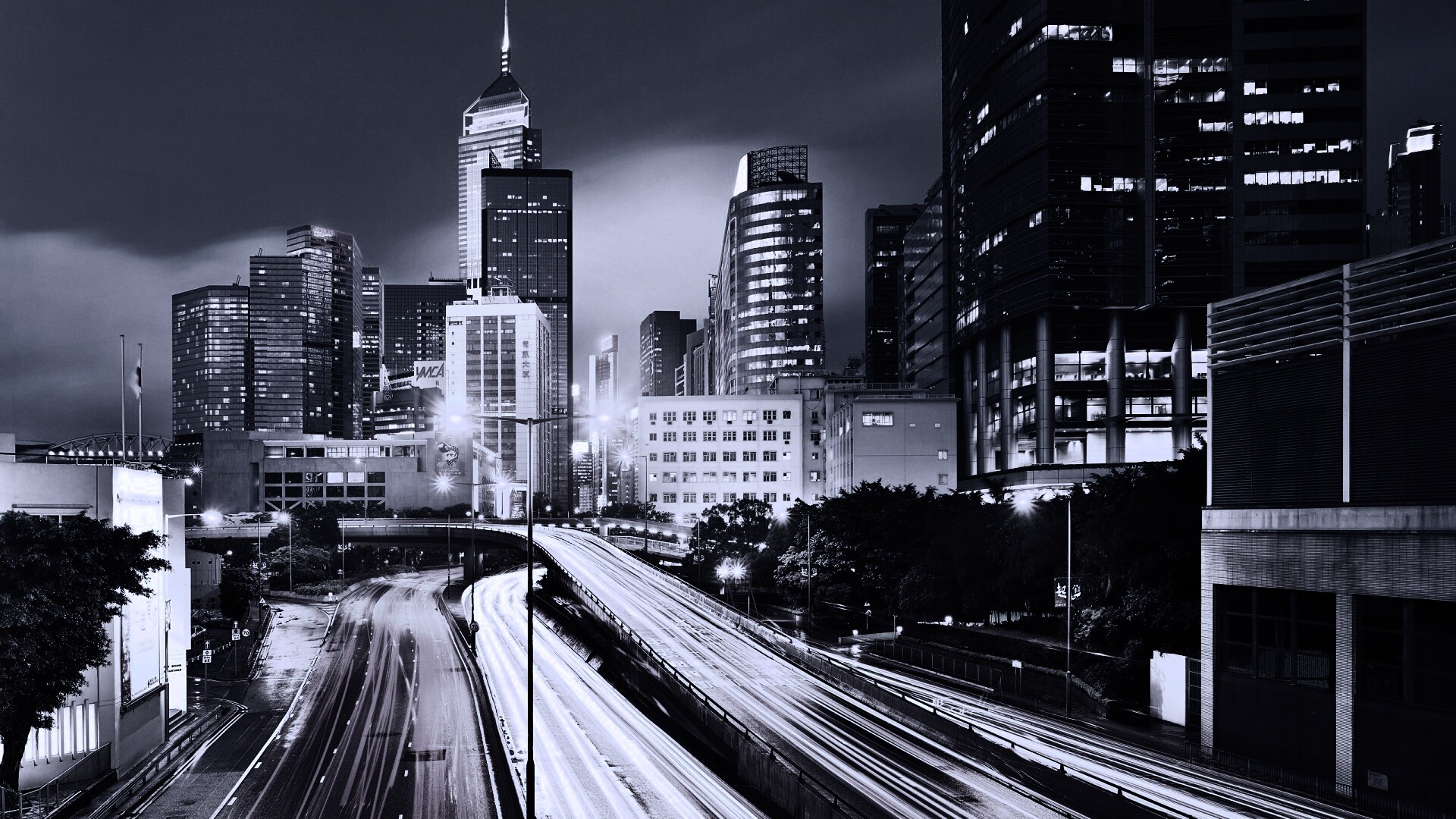 Огни Гонконга обои