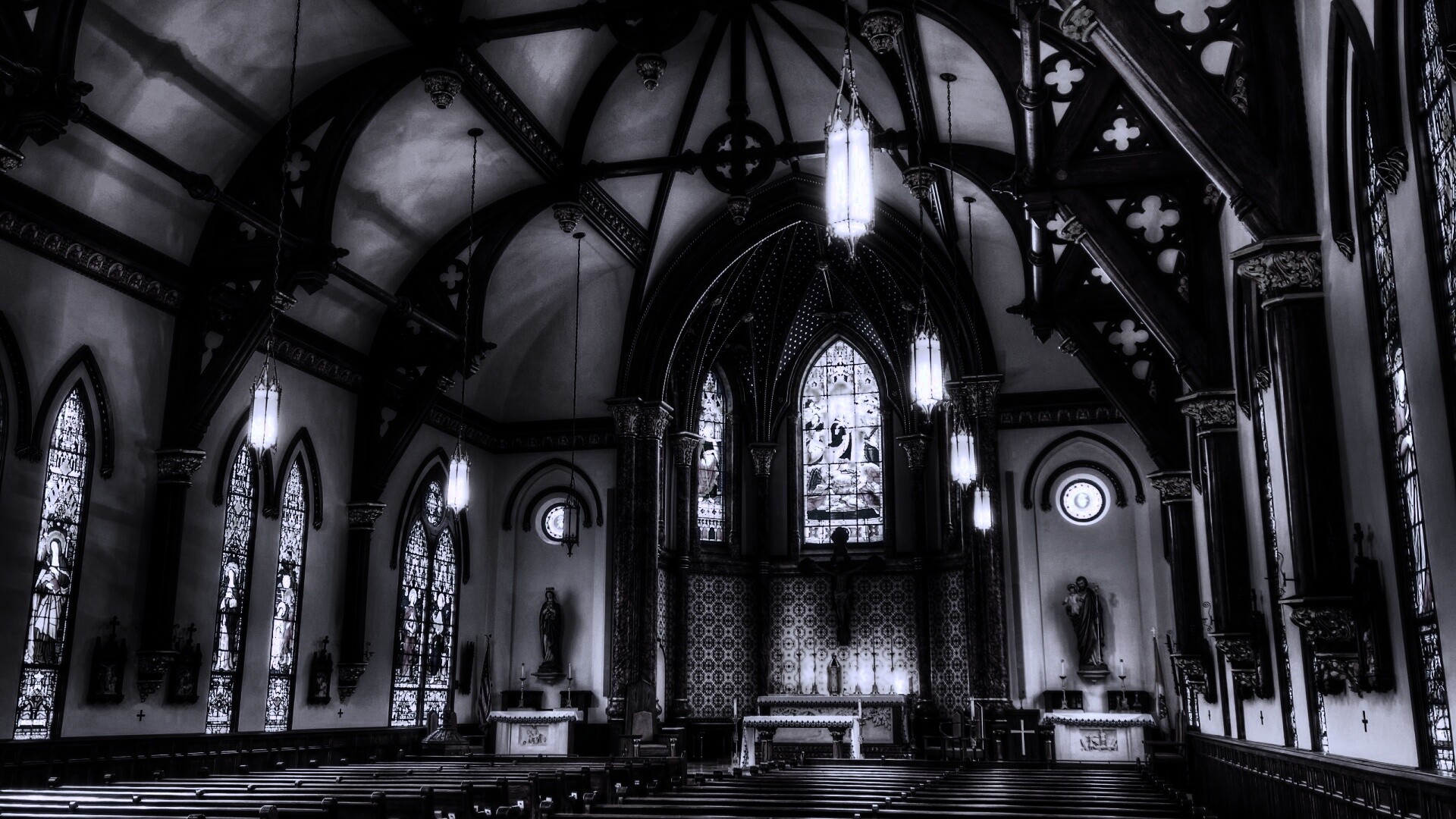 Внутреннее убранство собора обои