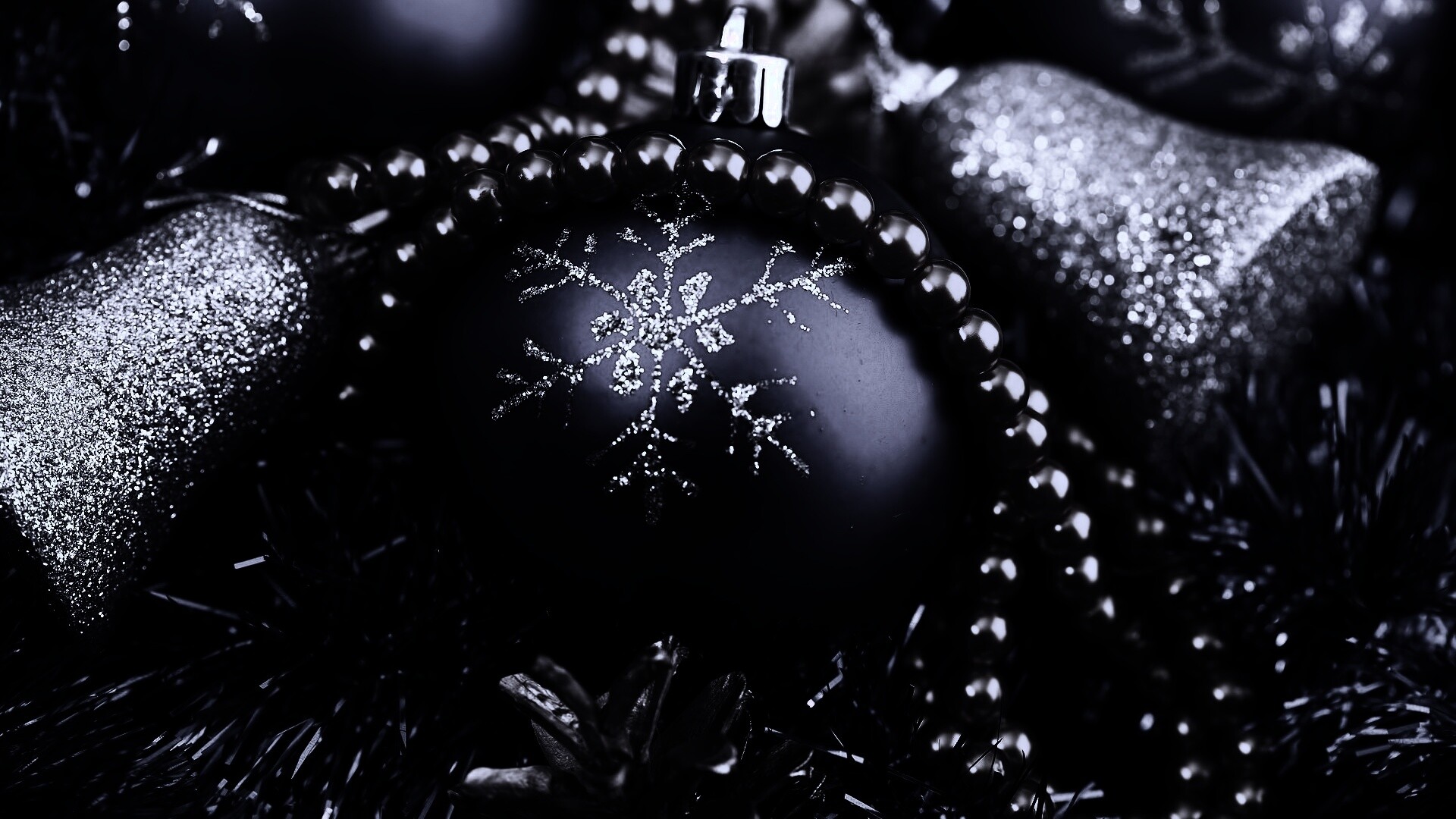 Новогодние украшения для елки обои