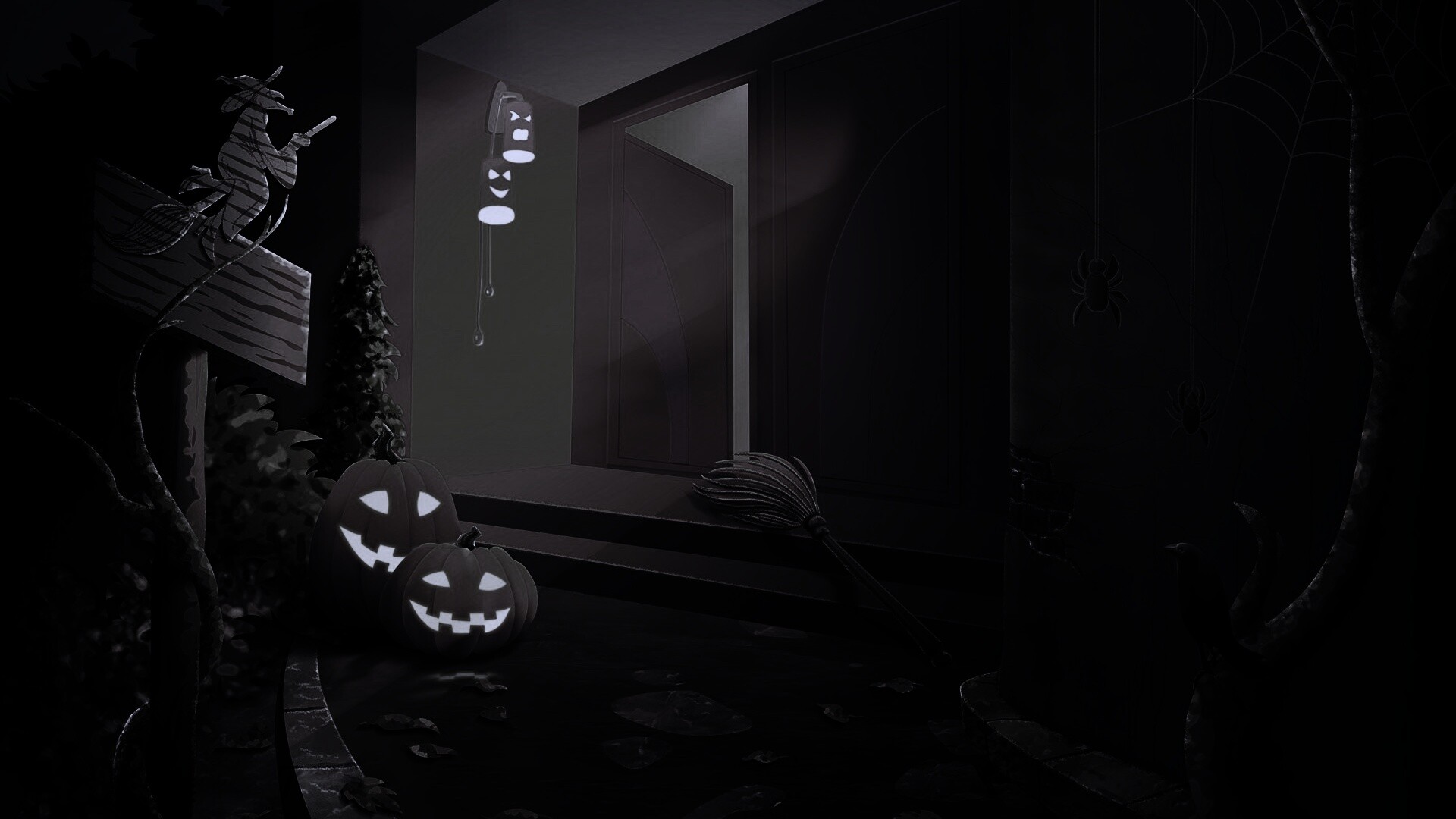 У входа обои