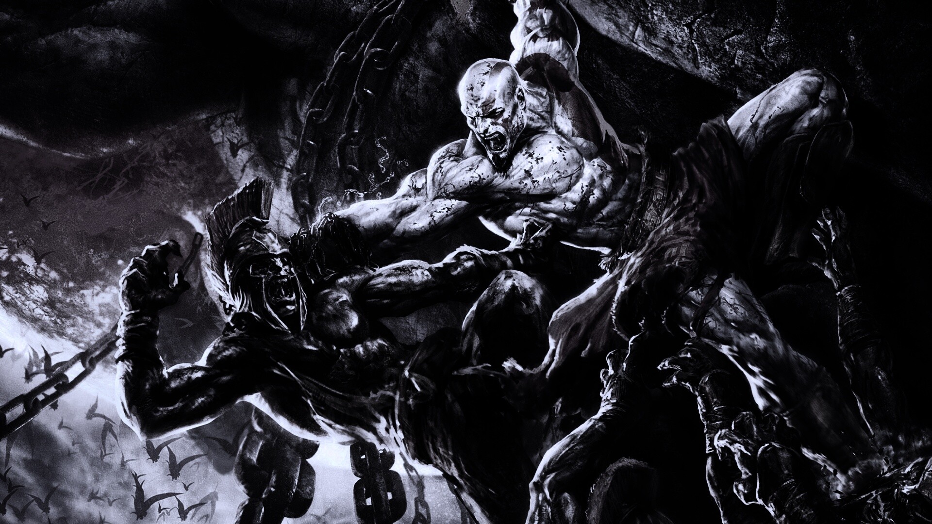 Бог войны обои