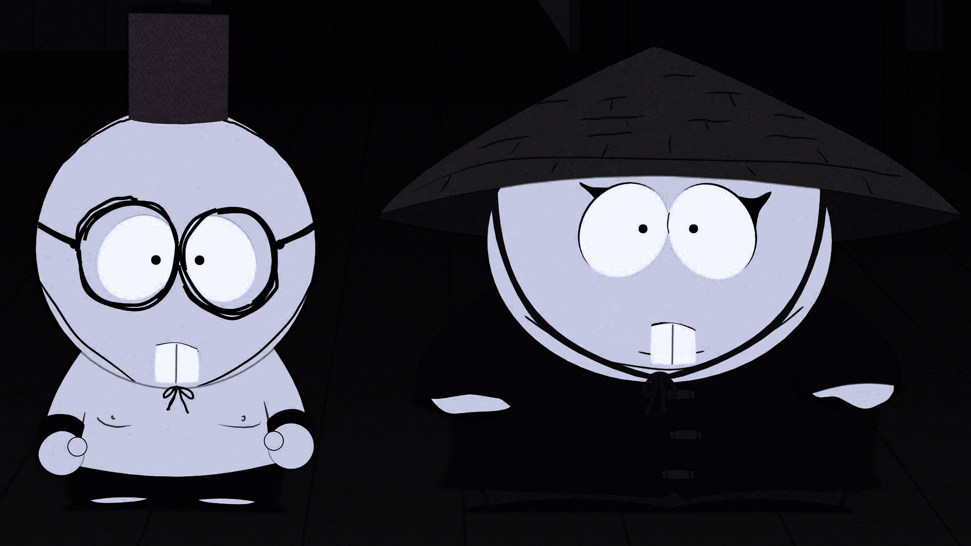 Баттерс Стотч и Эрик Картман в Китайской проблеме обои