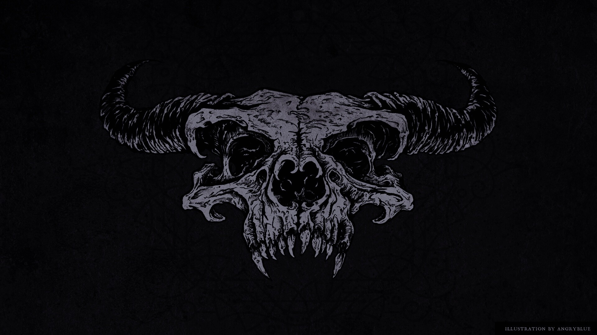 Череп дьявола обои