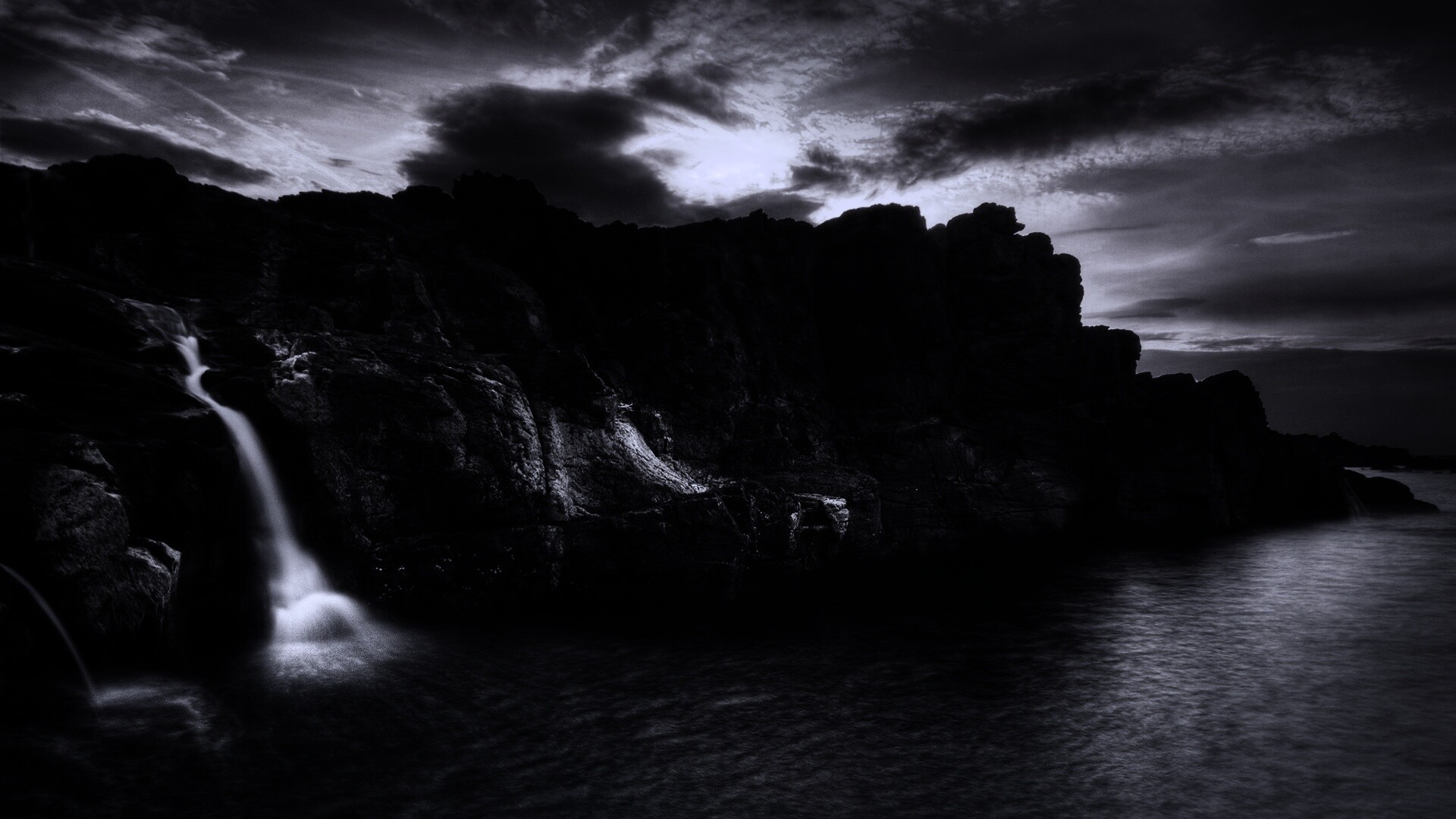 Прибрежные скалы обои