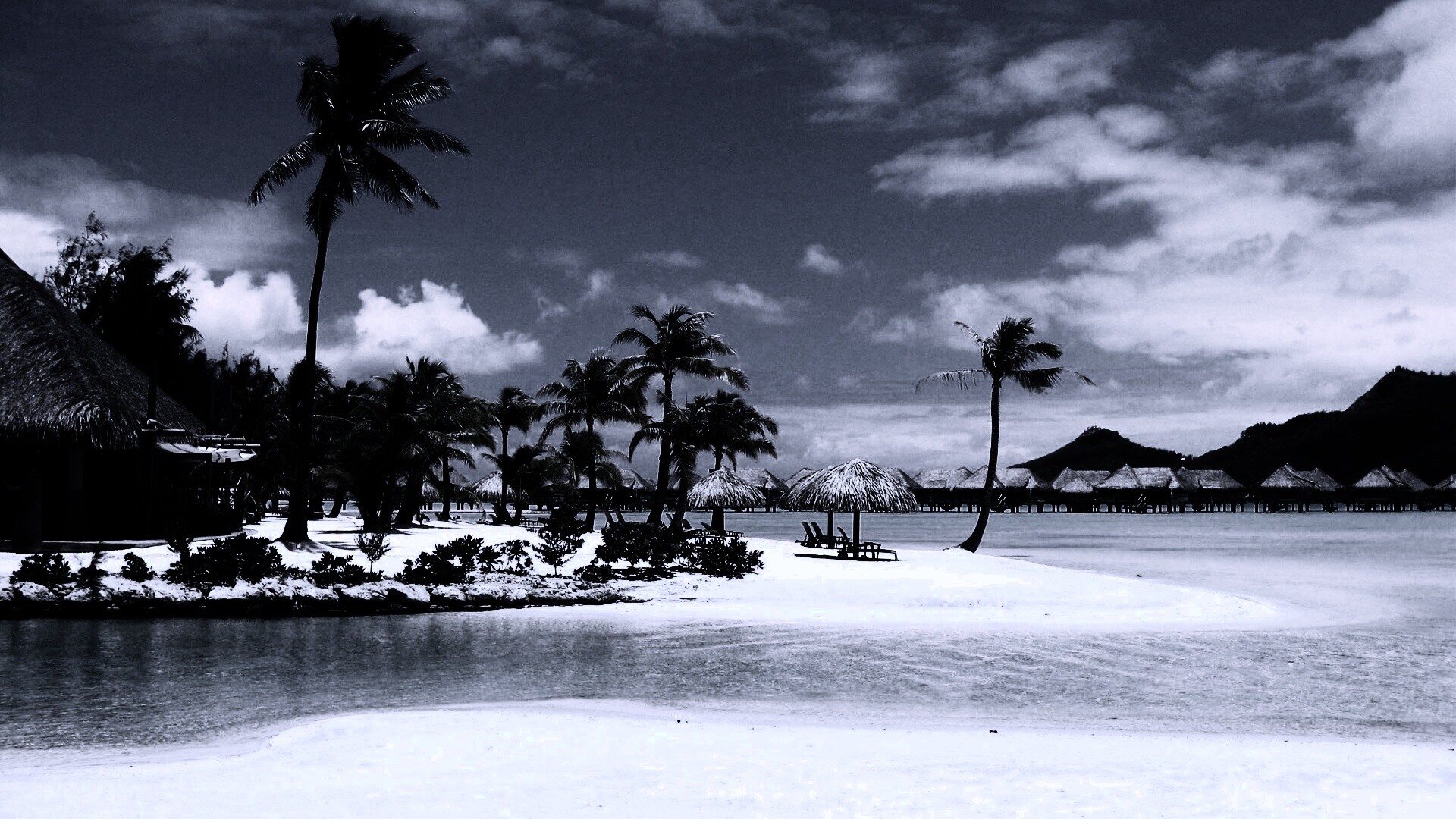 Побережье Бора-бора обои