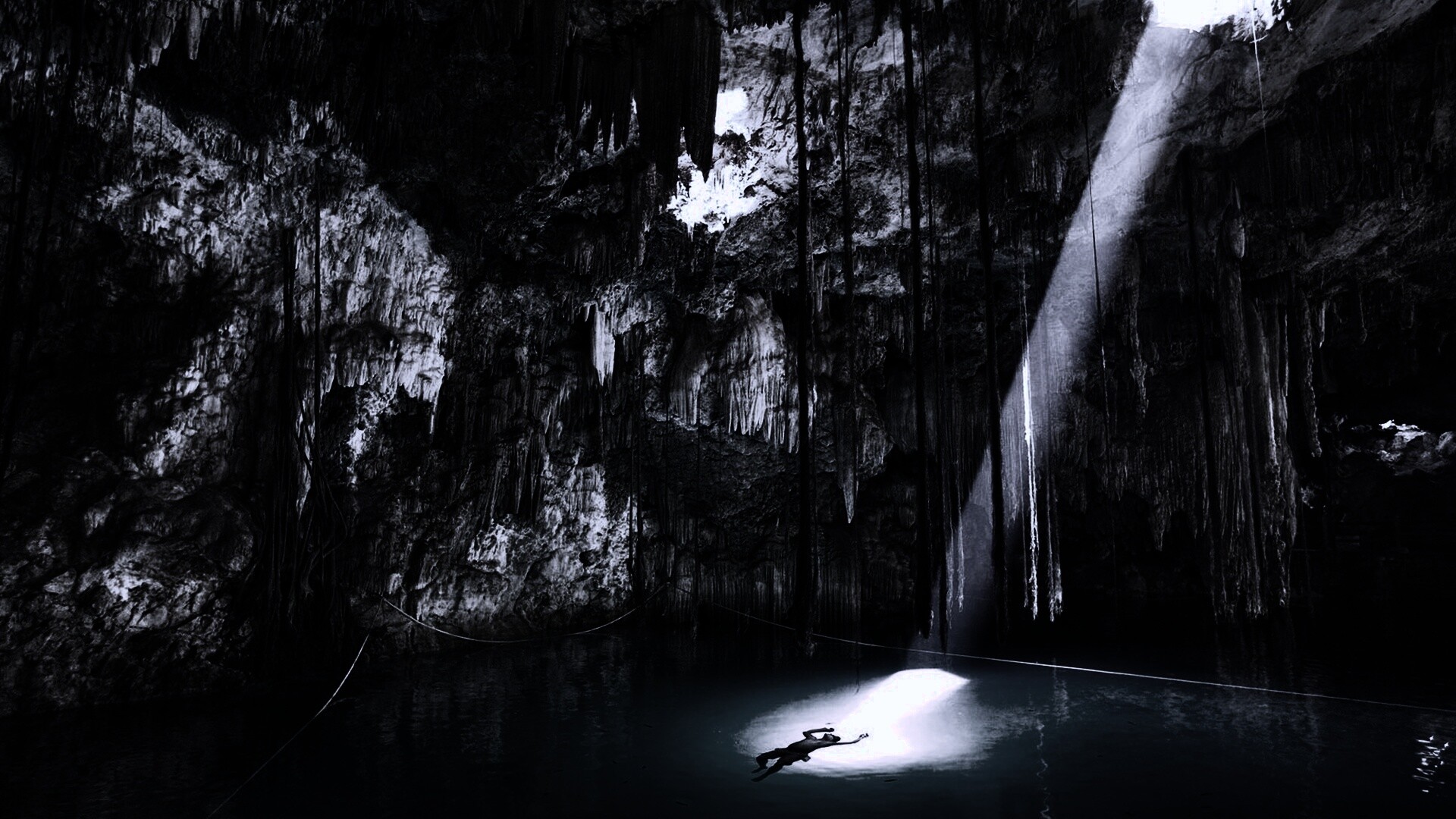 Пещера сталактитов обои