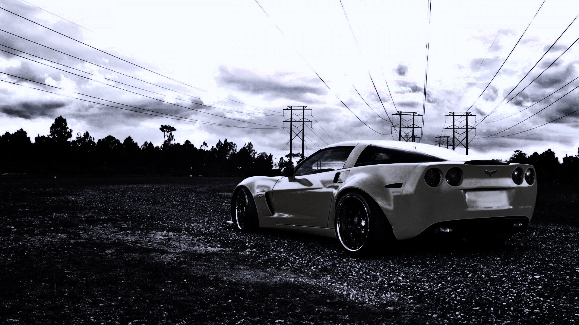 Chevrolet corvette обои