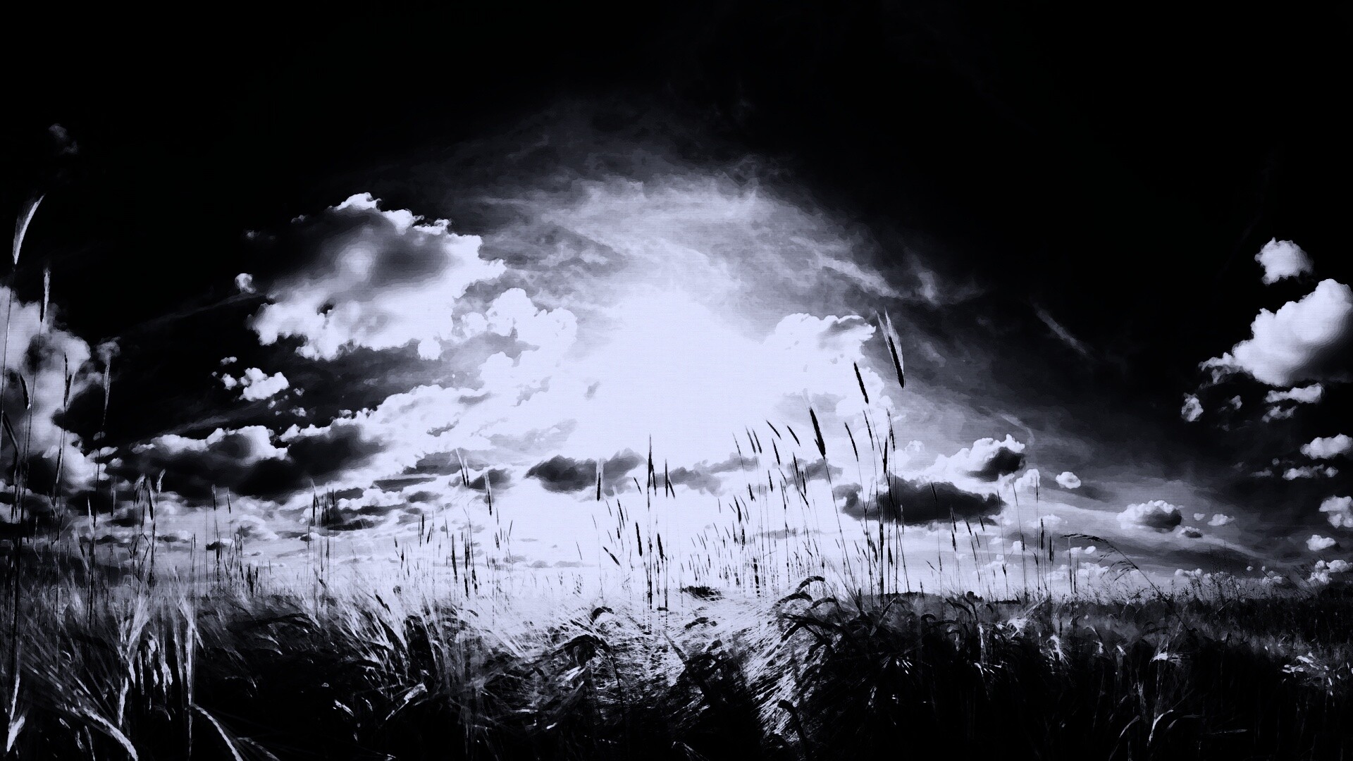 Сюрреалистичная трава обои