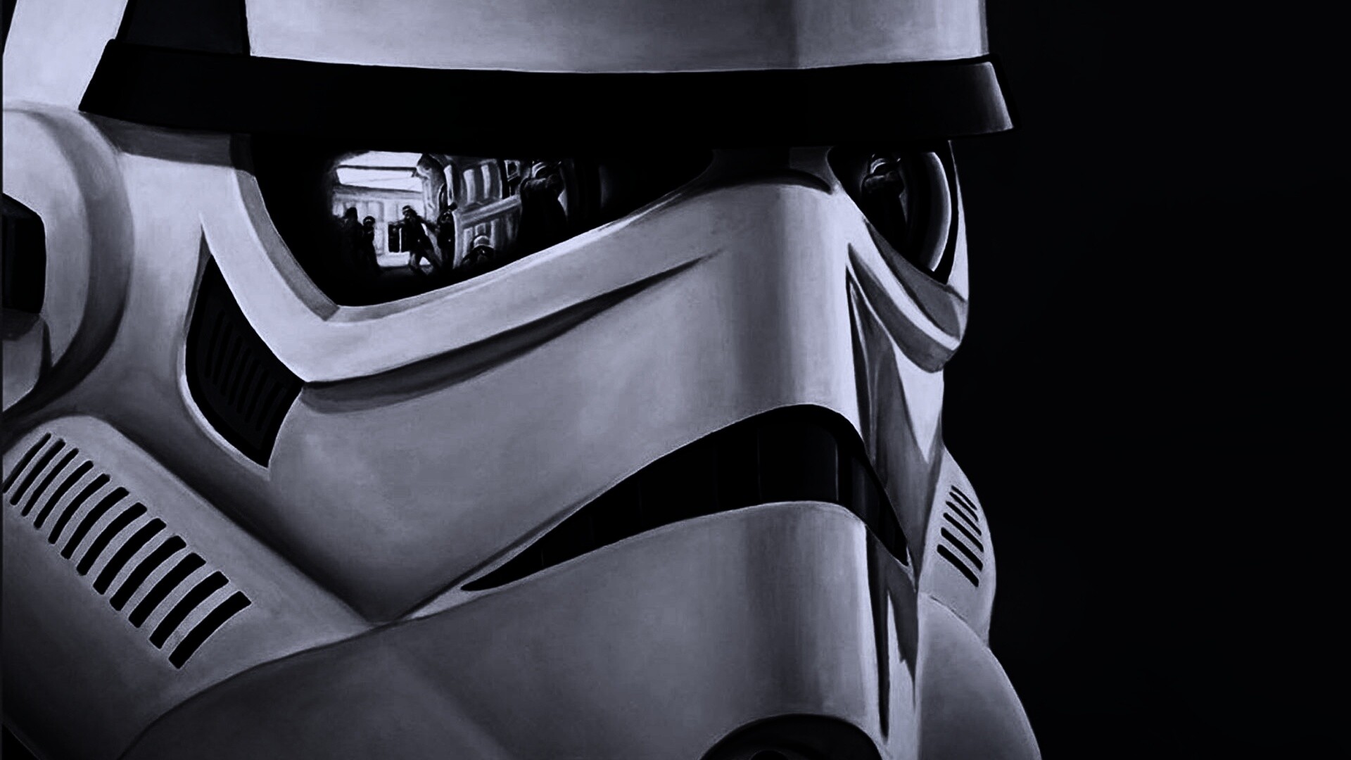 Маска штурмовика обои