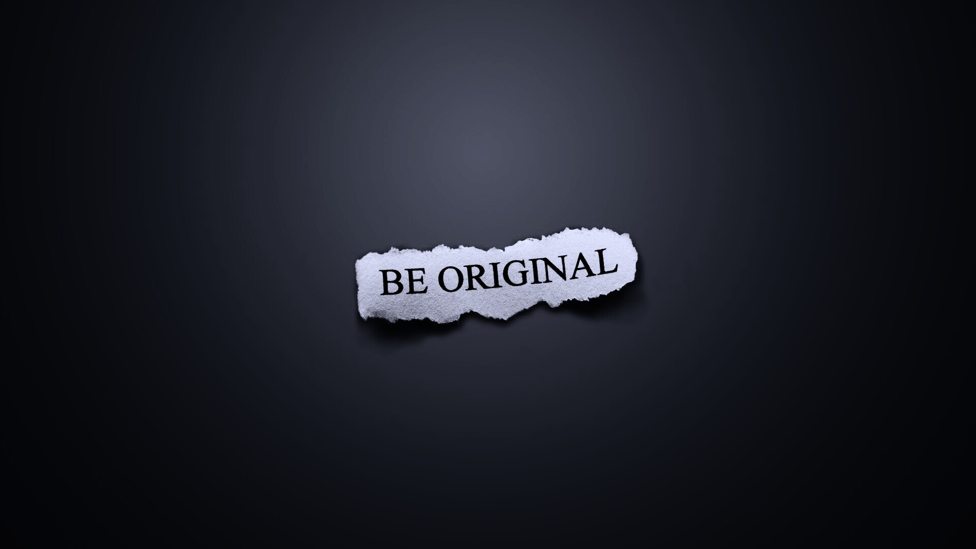 Будь оригинален обои