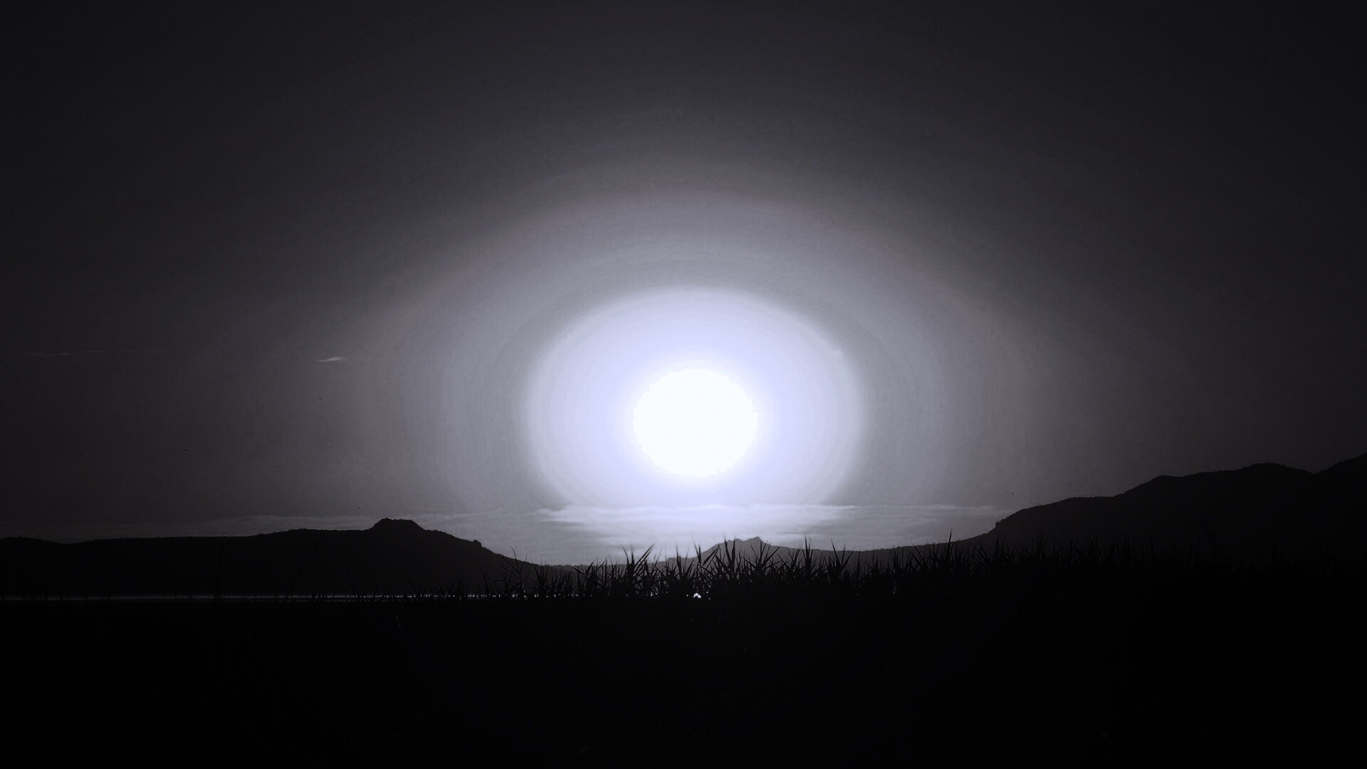 Сельский закат обои