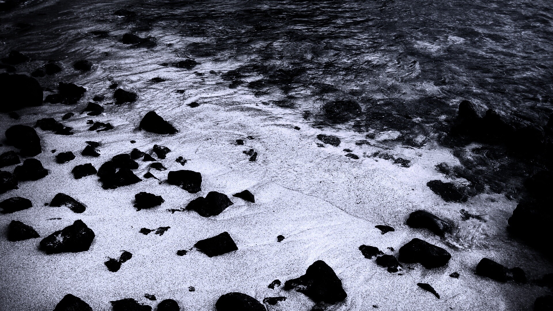 Каменистый берег обои