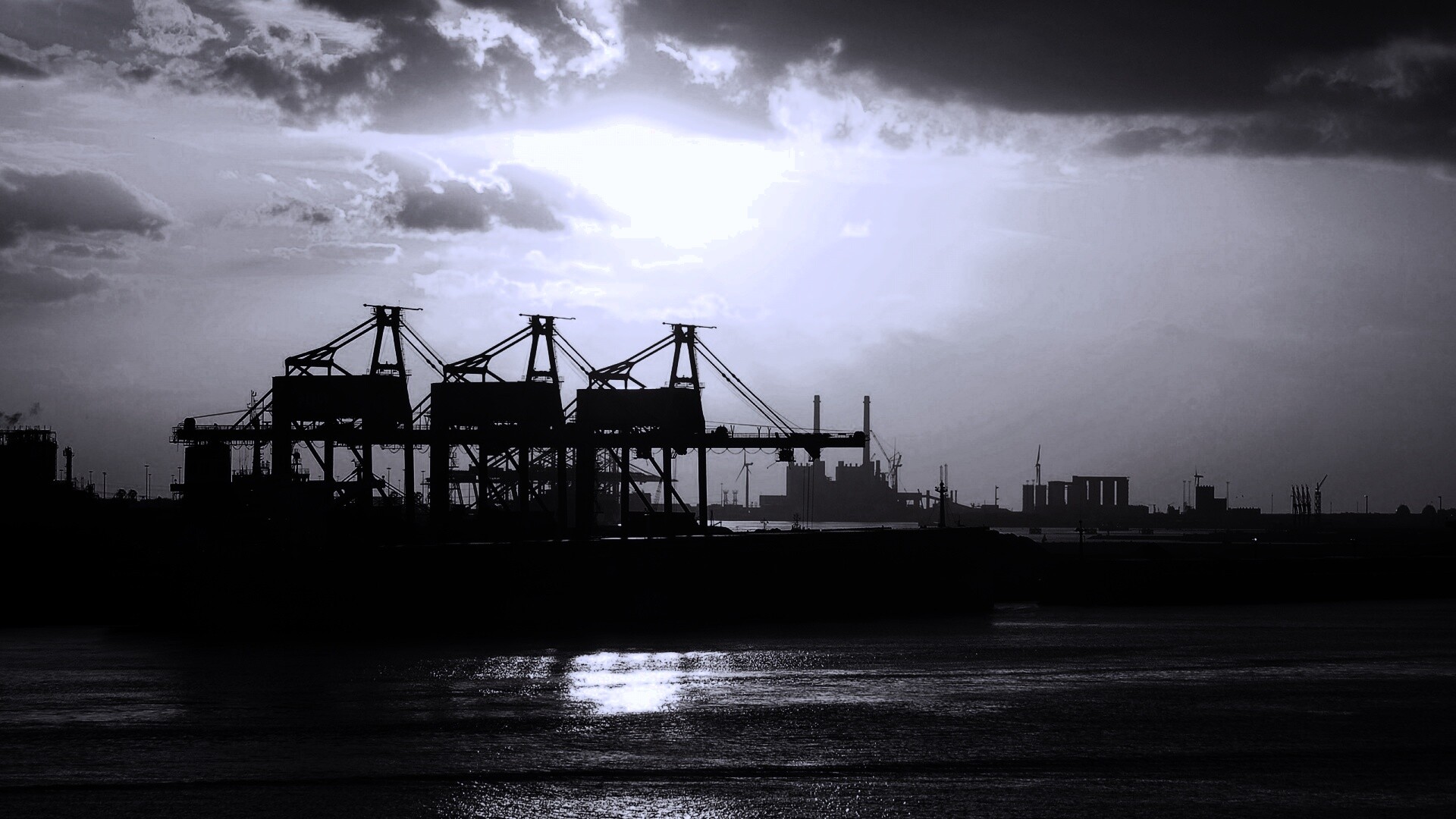 Грузовой порт обои