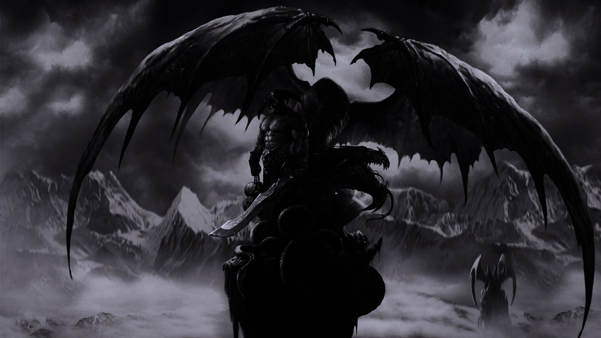 Варвар и дракон обои