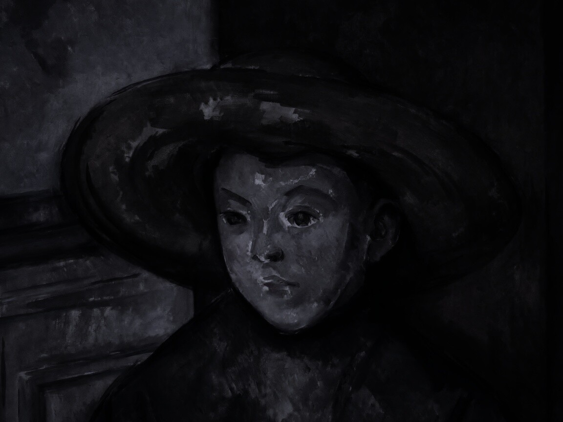 Мальчик в шляпе обои