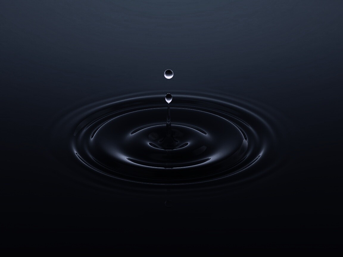 Упавшая капля обои