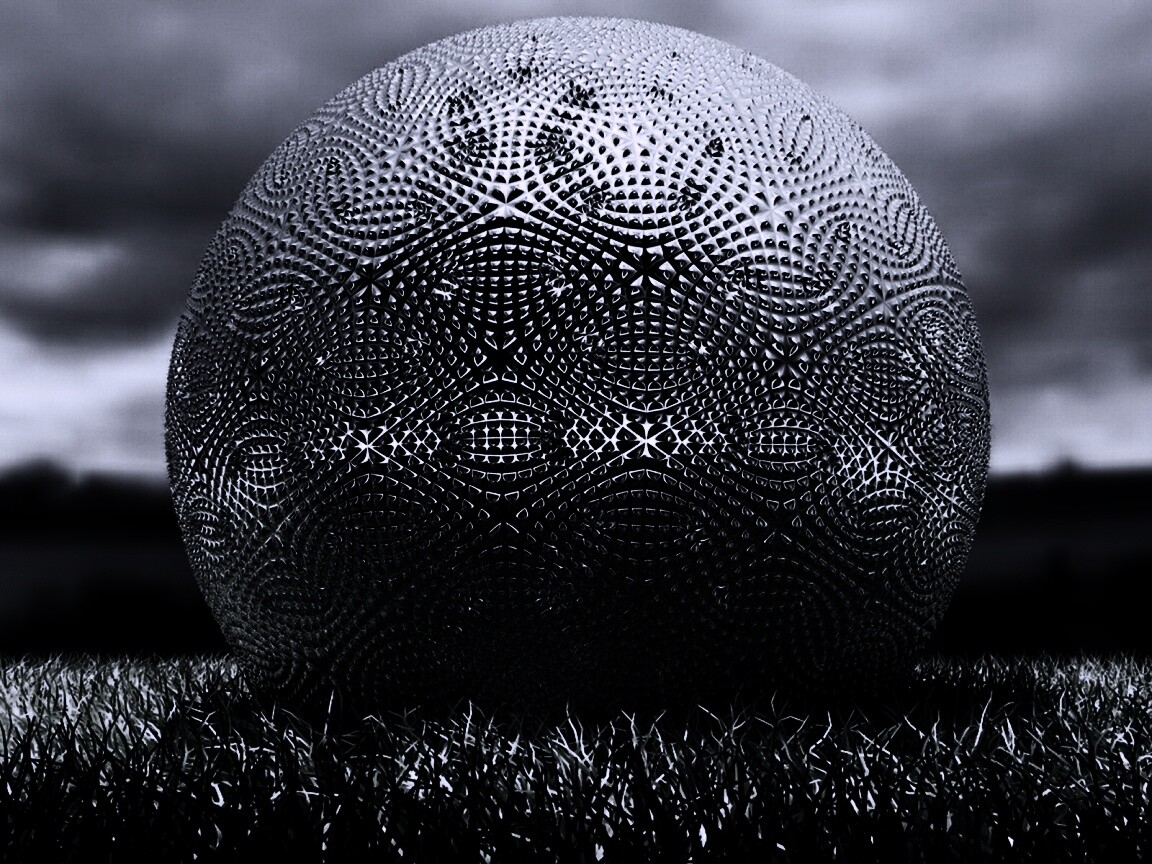 Металлический мяч для гольфа обои