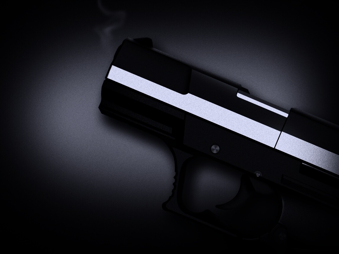 Дымящийся ствол обои