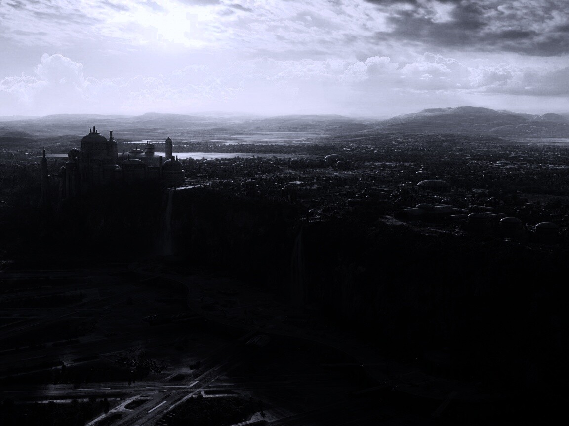 Космопорт в джунглях обои