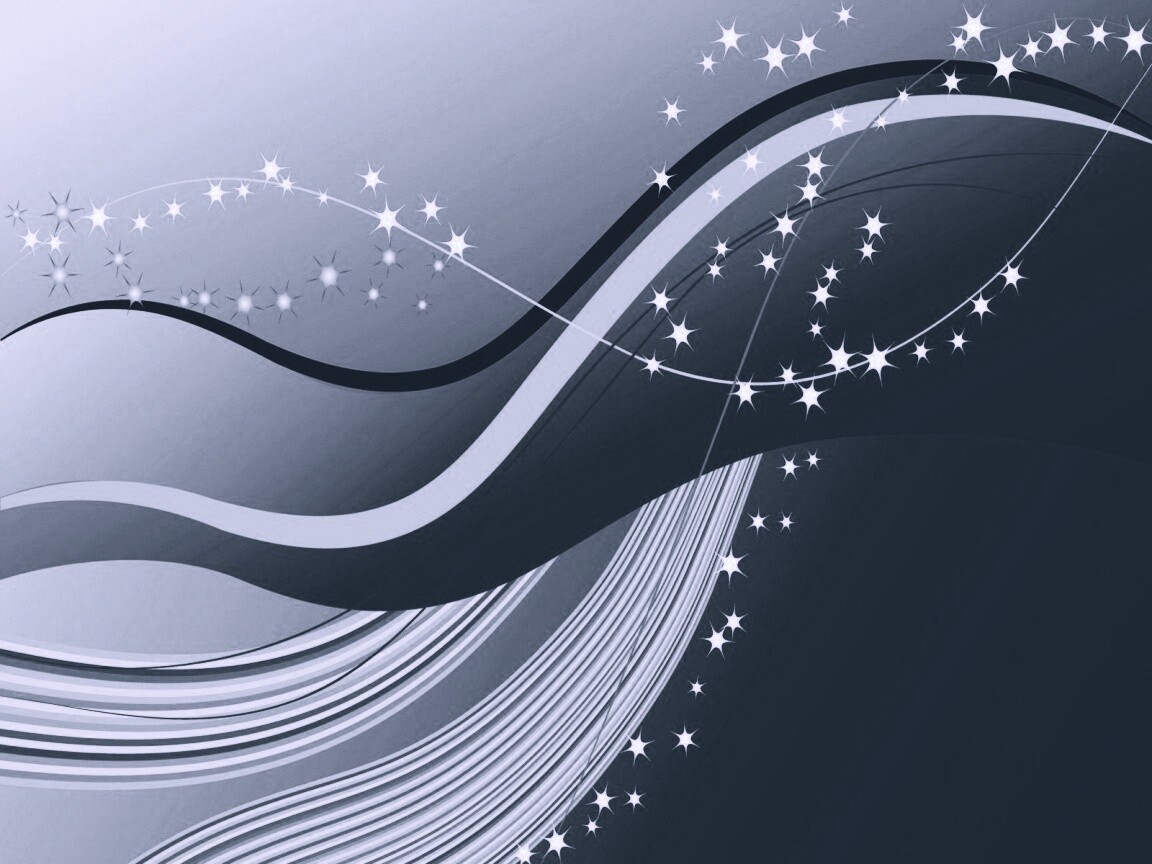 Голубые линие и белые блики обои