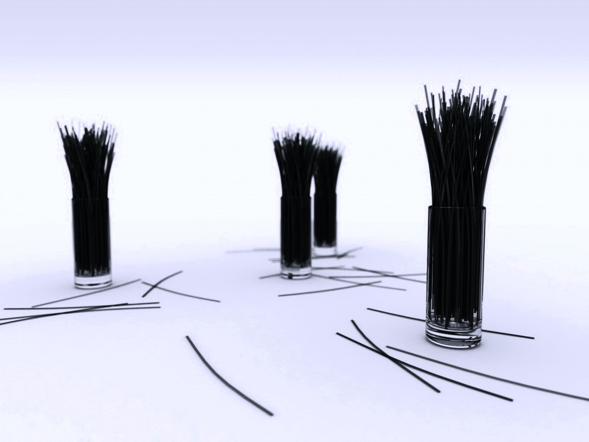 Трава в стакане обои