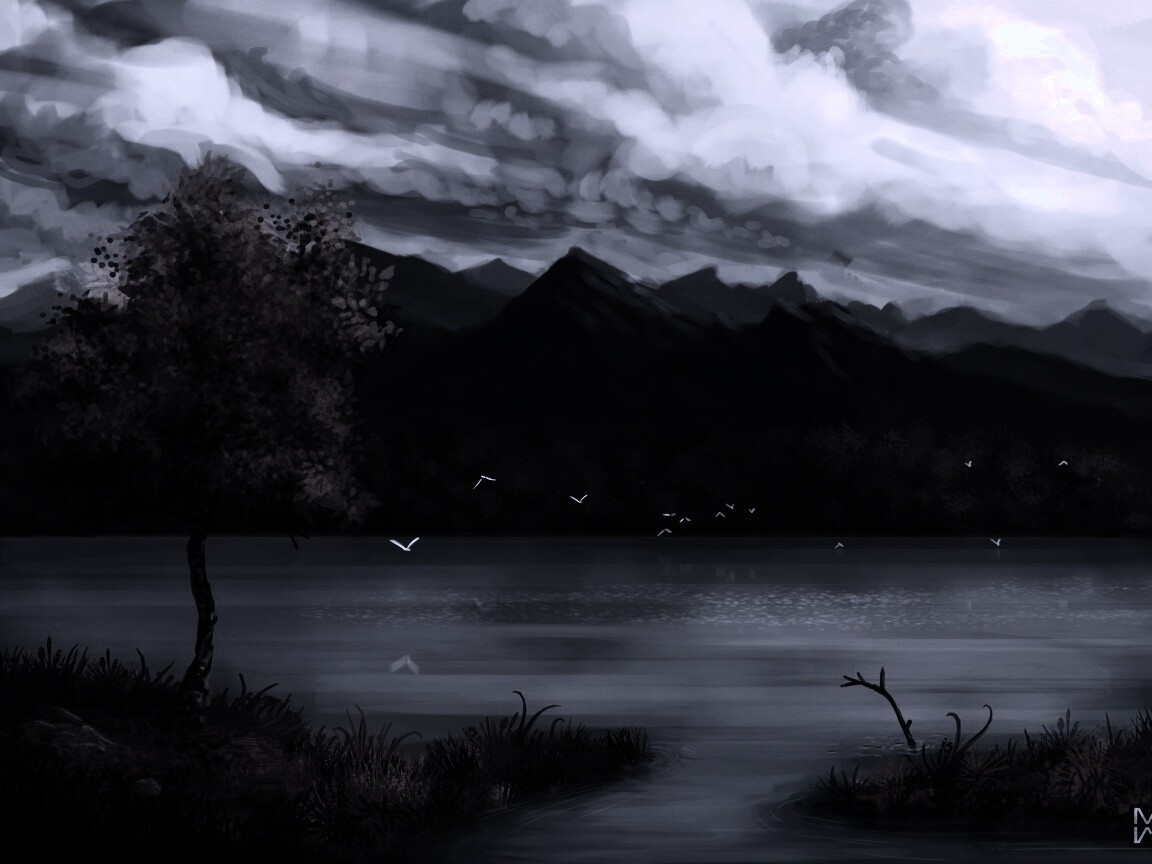 Осень в предгорье обои