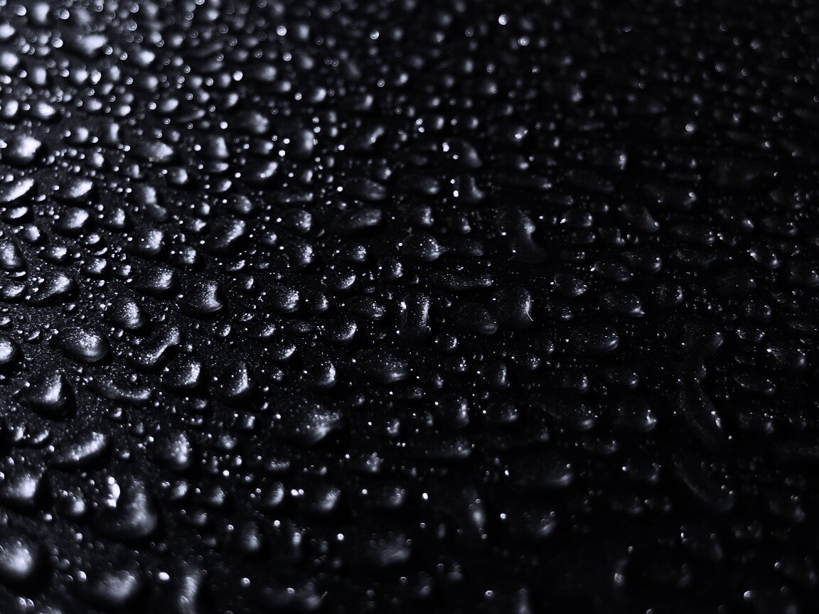 Вода собирается в капли обои