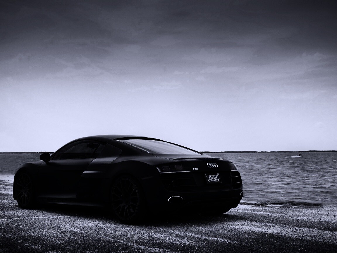 Черный ауди ТТ обои