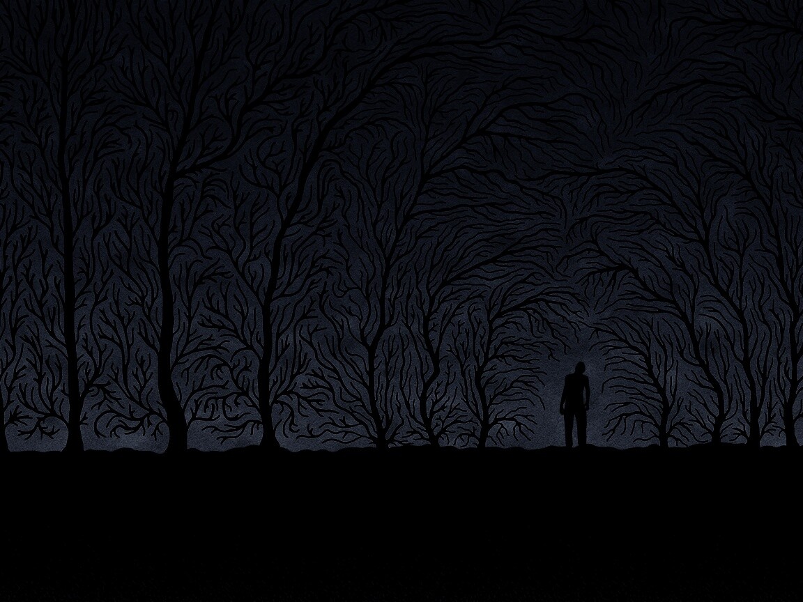 Смыкающиеся деревья обои