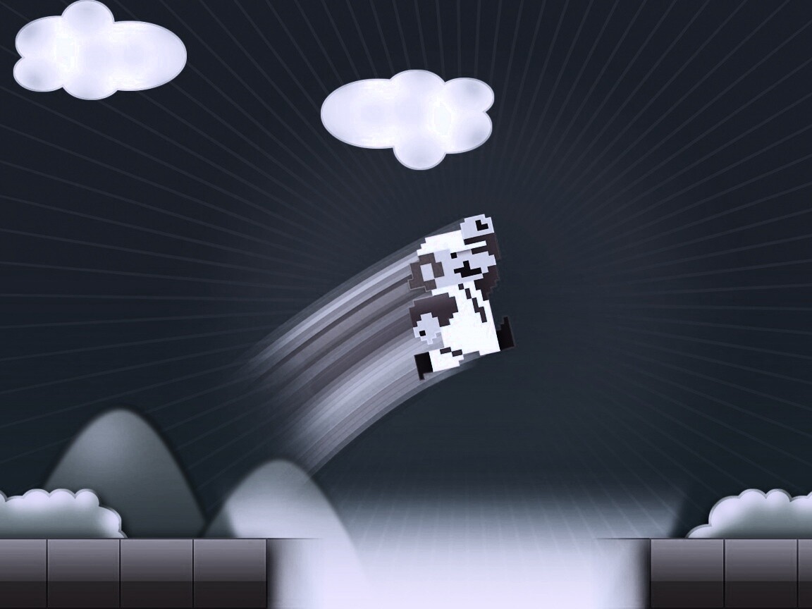 Прыжок Марио обои