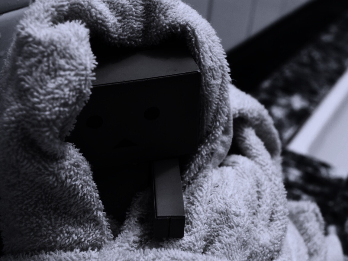 Yotsubato Danbo в полотенце обои