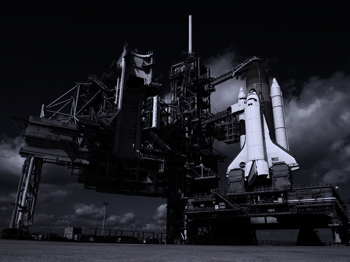 Шаттл на старте обои