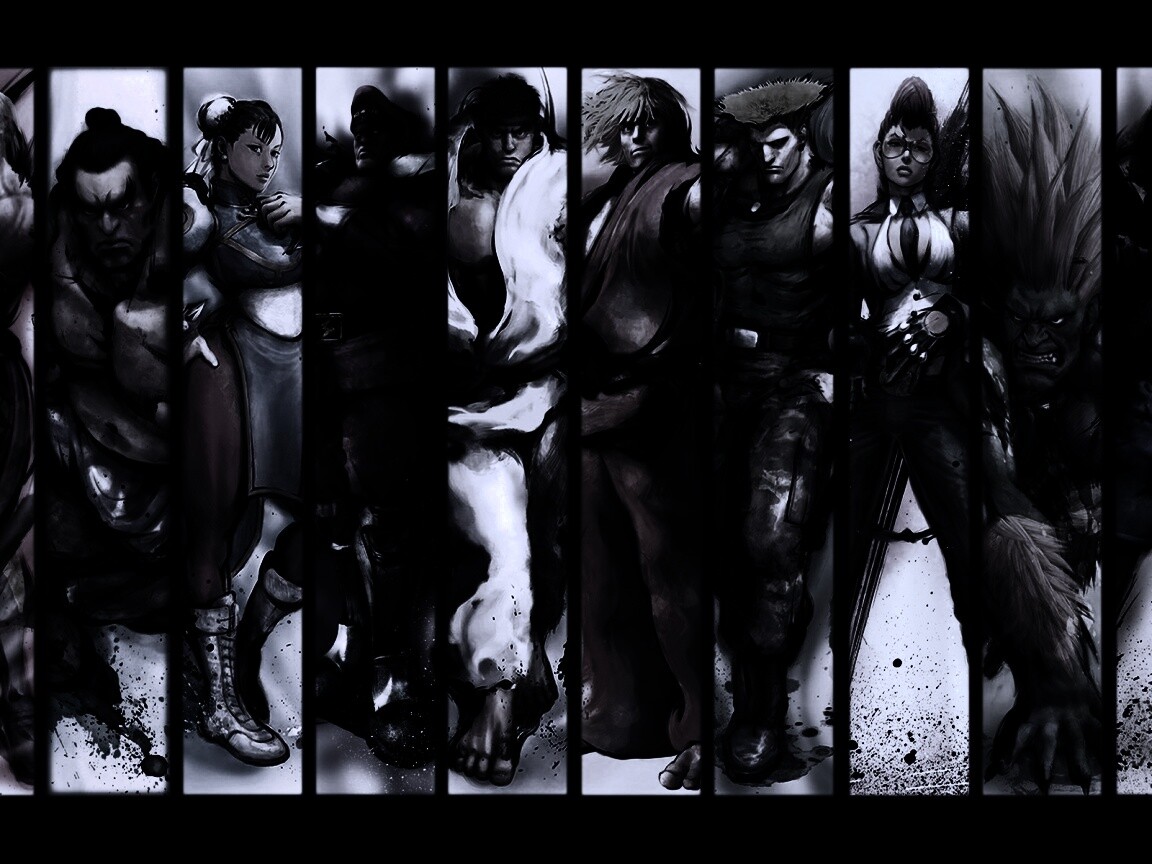 Герои игры Street FIghter обои