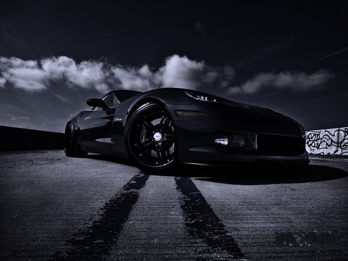 Синий спорткар обои