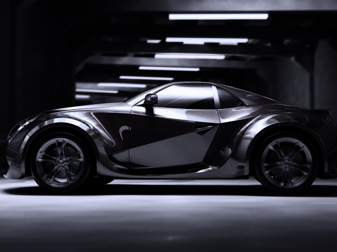 Красный концепт обои